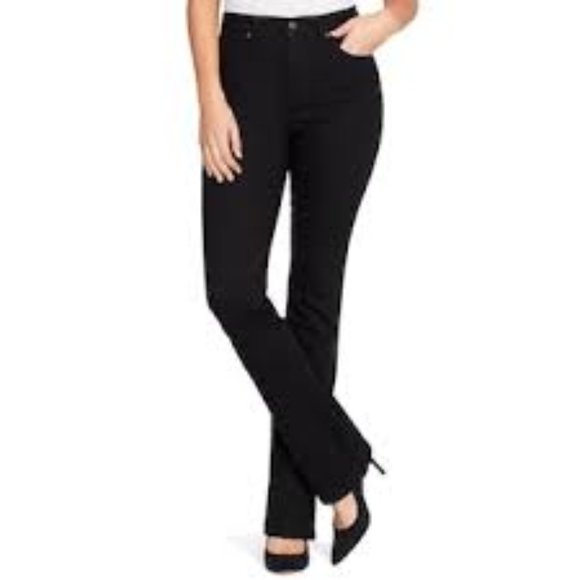 Gloria Vanderbilt Pants - Gloria Vanderbilt Amanda Black High Waist